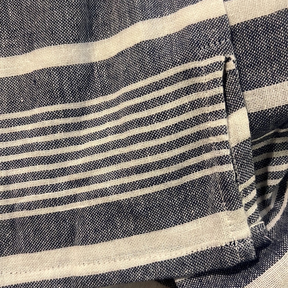 Mud pie New Melanie Navy Stripe Tunic Top Small - Picture 2 of 5